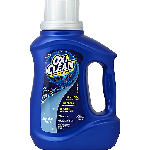 OxiClean Liquid Laundry Detergent, Sparkling Fresh Scent, 40 Oz