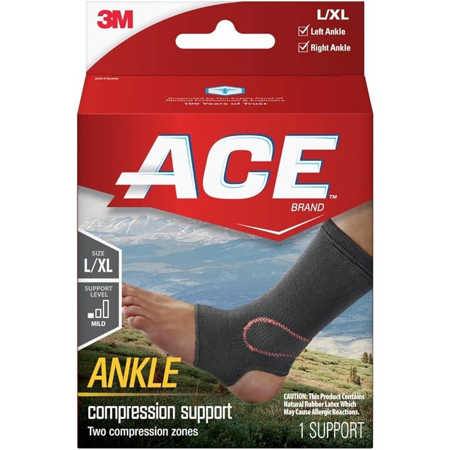 Ace Knitted Ankle Support Large