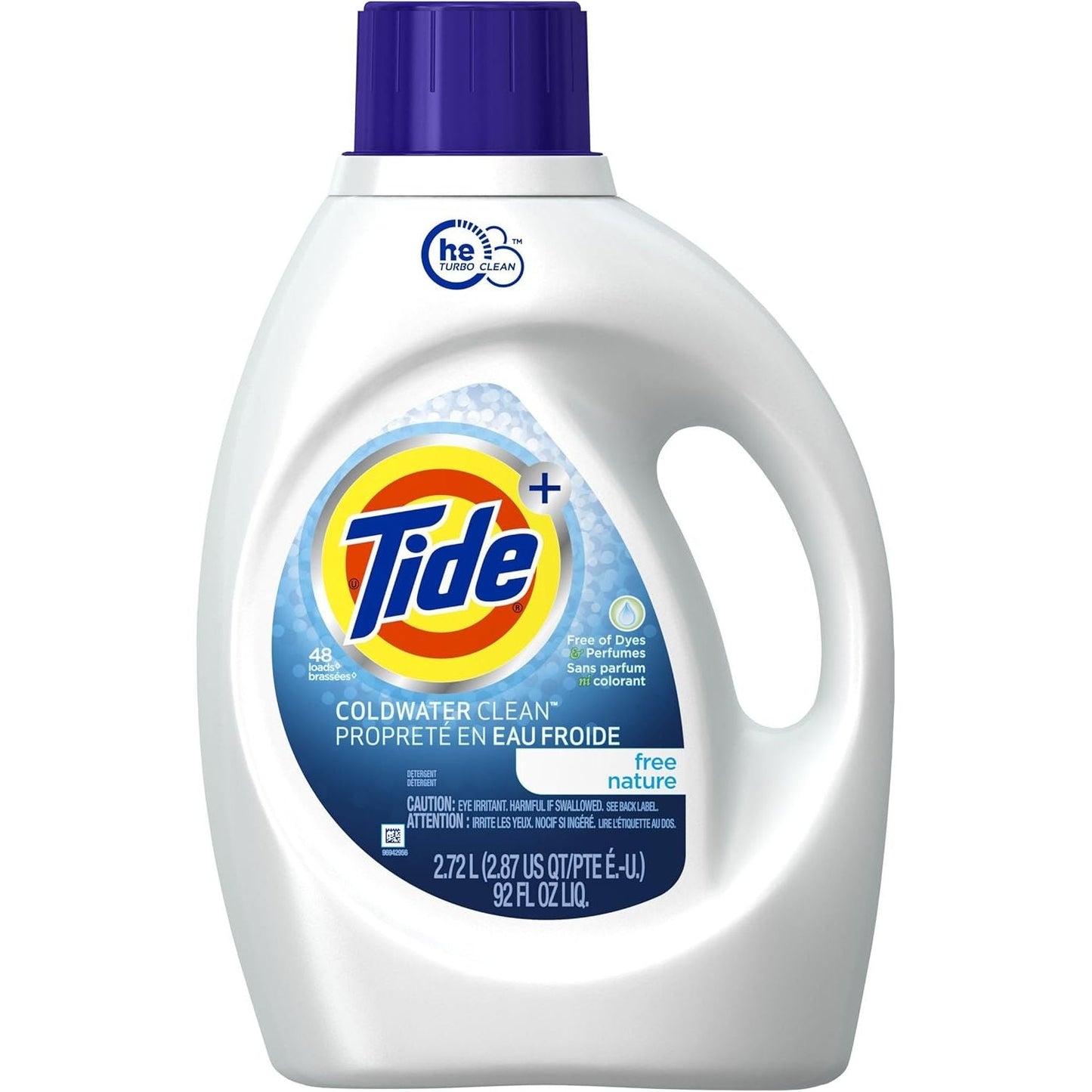 Tide Free for Coldwater HE Liquid Laundry Detergent 50oz