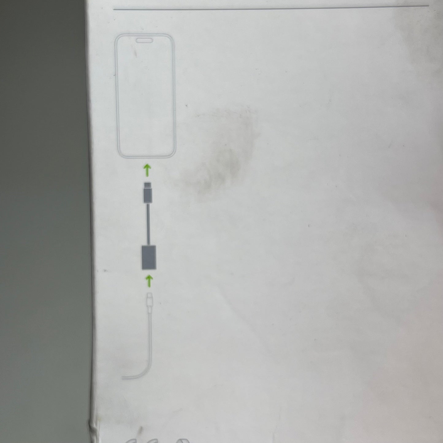 APPLE Fast Charging USB-C To Lightning Adapter 1 Ft White 057-00-2871 (Return)