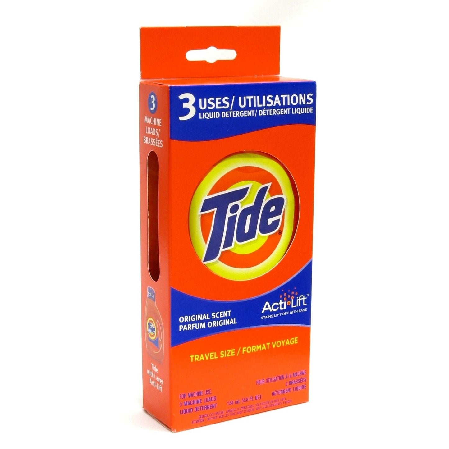 Tide Liquid Detergent Original Single Load 3Ct 4.8Z
