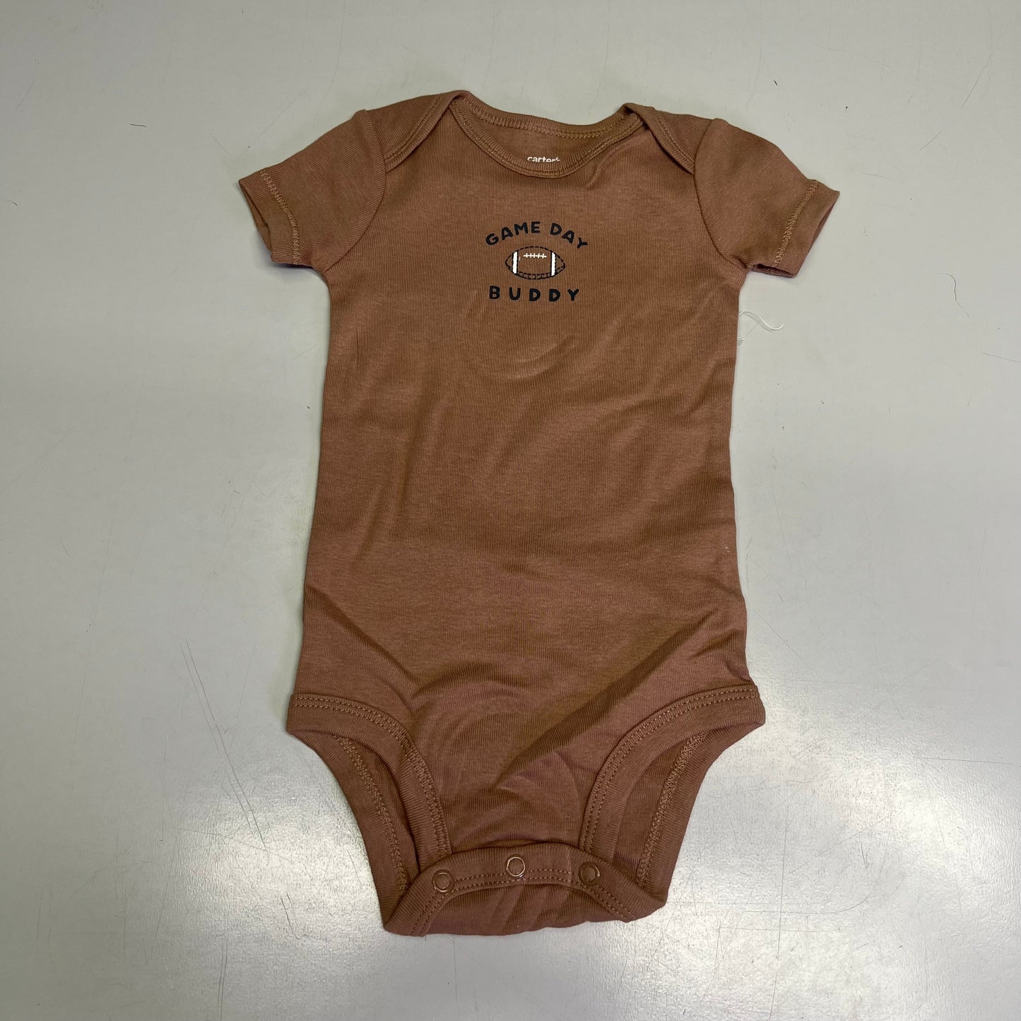 CARTERS (SET OF 3) Game Day Outfits Baby Boy's Sz 18M Brown/White/Navy 1S99120