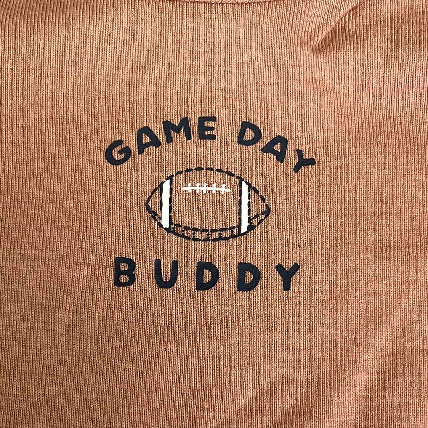 CARTERS (SET OF 3) Game Day Outfits  Baby Boy's Sz 9M Brown/White/Navy 1S99120