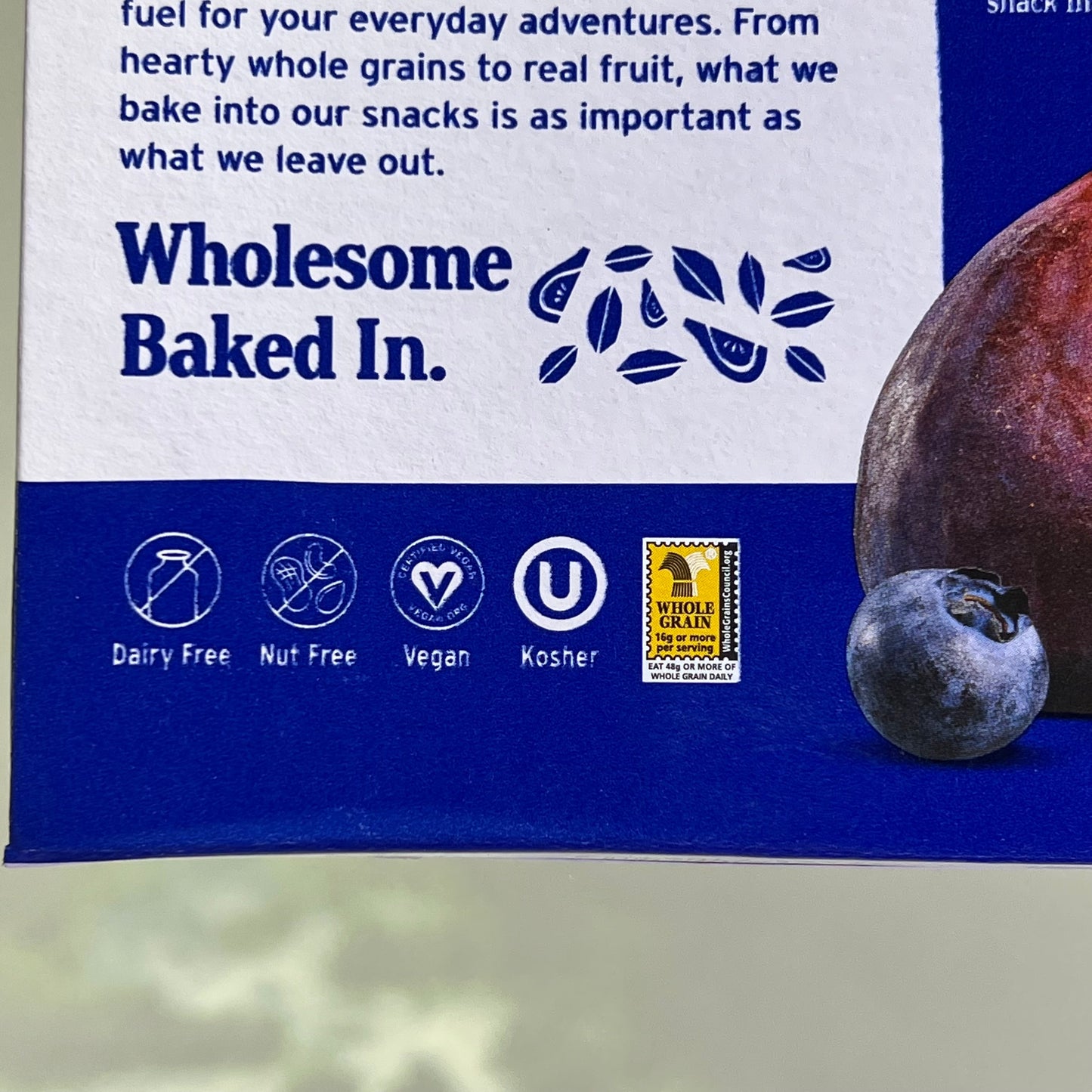 ZA@ NATURE'S BAKERY (6 BOXES, 6 BARS EACH) Blueberry Gluten Free Fig Bar BB 02/26