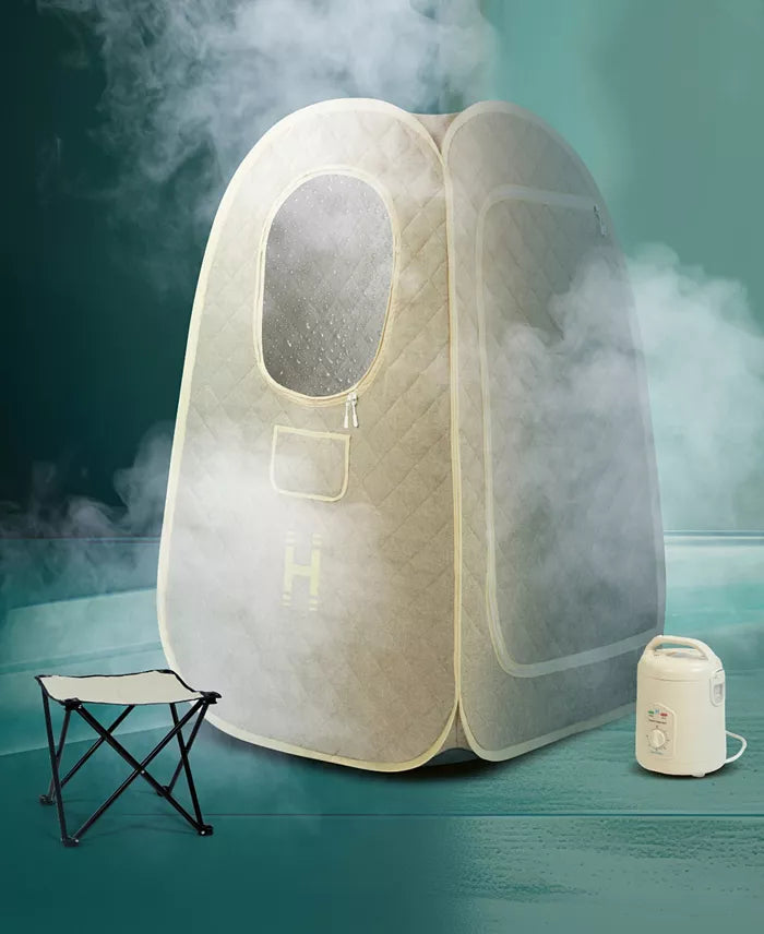 HOMEDICS Portable Steam Sauna 4.82' H Grey SP-SN300