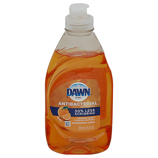 Dawn Ultra Dishwashing Liquid, Antibacterial, Hand Soap, Orange Scent 7.5 Fl Oz