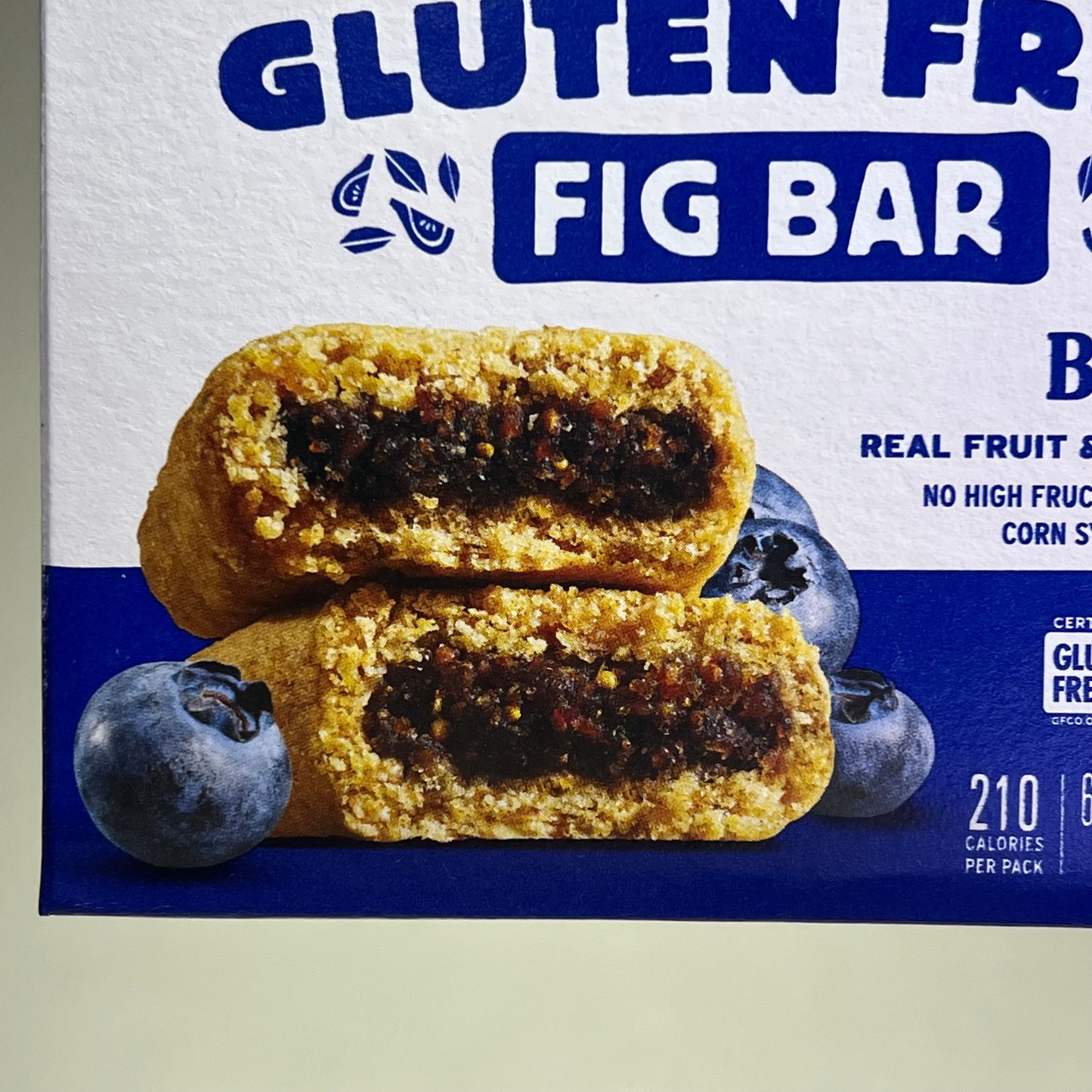 ZA@ NATURE'S BAKERY (6 BOXES, 6 BARS EACH) Blueberry Gluten Free Fig Bar BB 02/26