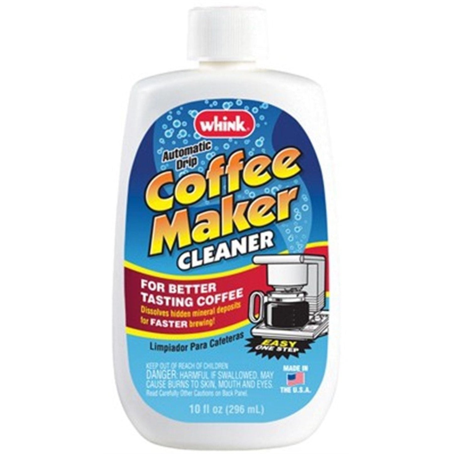 Whink 30281 Automatic Drip Coffee Maker Cleaner, 10 Oz