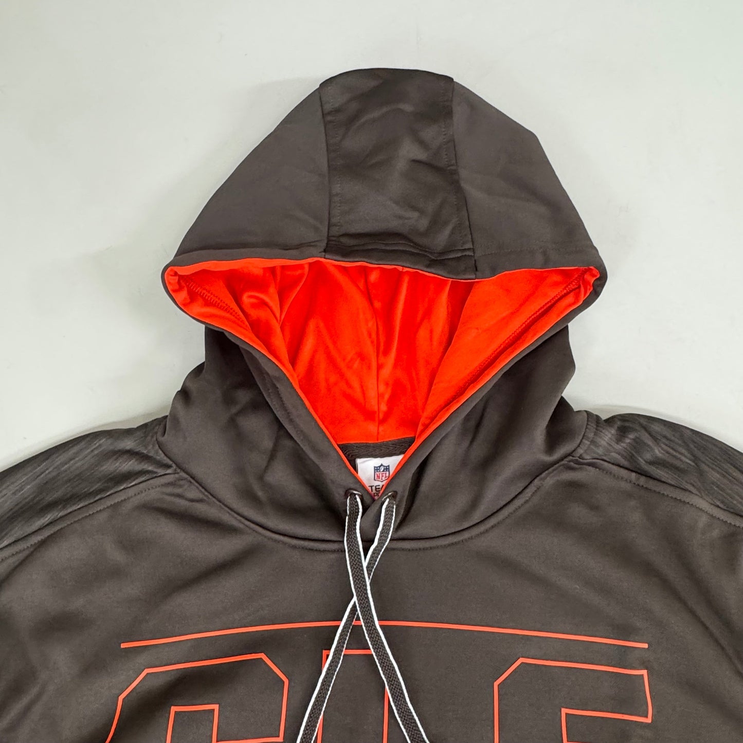 NFL Cleveland Browns Hoodie AFG North Sweatshirt Pullover XL Brown 1802967
