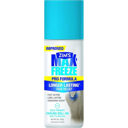 Zim`s Max-Freeze Muscle/Joint Pain Relief Roll-On 3 oz.