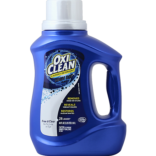 OxiClean Liquid Laundry Detergent, Free & Clear, 40 Oz
