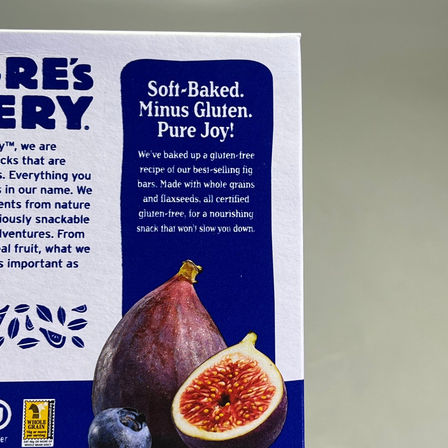 ZA@ NATURE'S BAKERY (6 BOXES, 6 BARS EACH) Blueberry Gluten Free Fig Bar BB 02/26