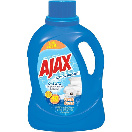 Ajax Oxy Overload Liquid Laundry Detergent, 60 Fl Oz