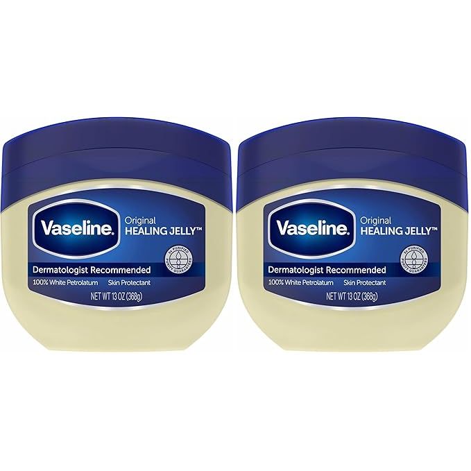 2 Pack VASELINE Skin Protective Pure Petroleum Healing Jelly Cream 100ML 3.38 Fl Oz