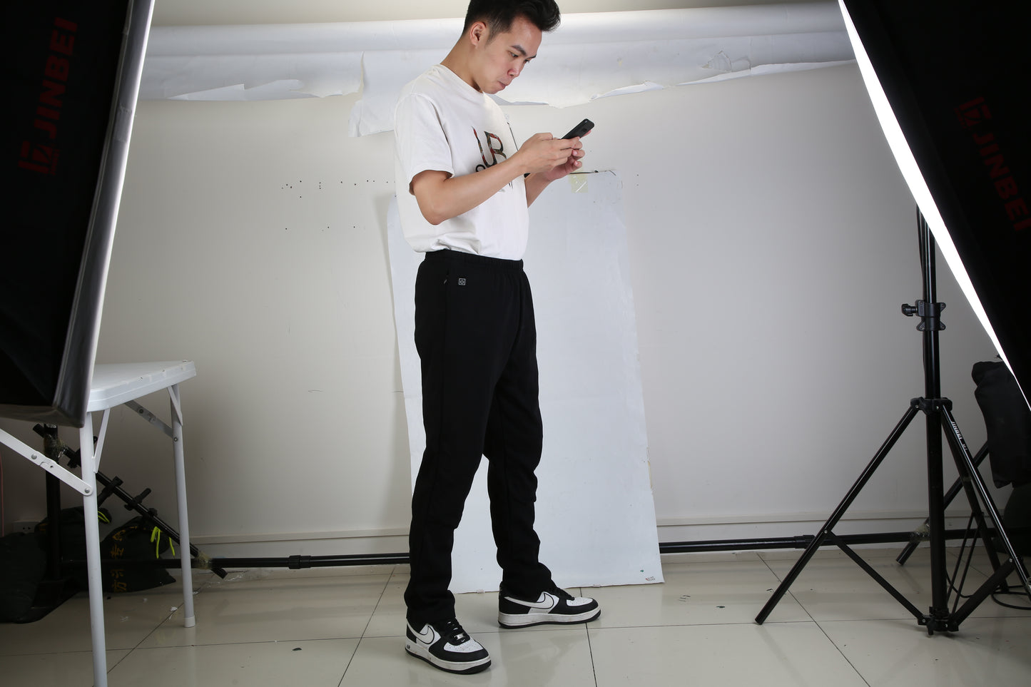 1Pc  Winter Heated Pants For Men Women With 12 Heating Zones 5V USB Powered Heating Trouser With 3 Heating Levels Machine Washable For Outdoor Winter Activities Unisex