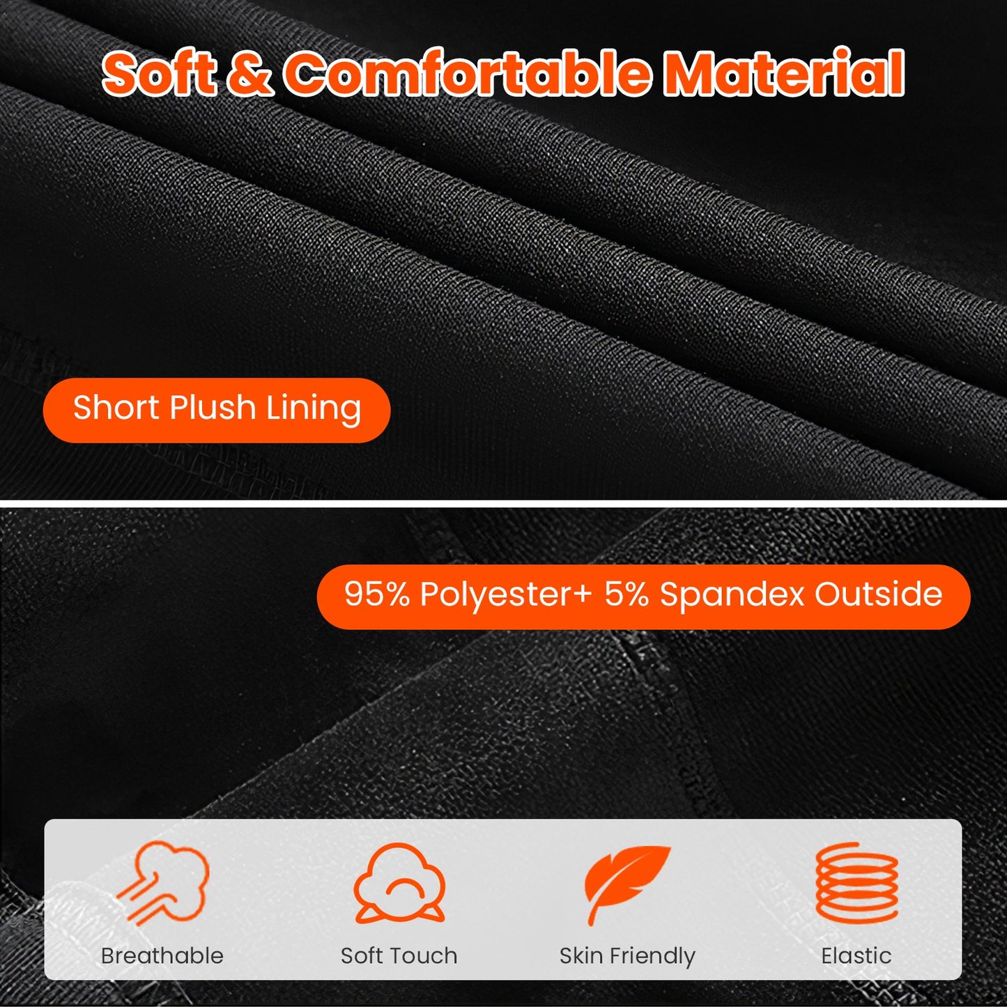 1Pc  Winter Heated Pants For Men Women With 12 Heating Zones 5V USB Powered Heating Trouser With 3 Heating Levels Machine Washable For Outdoor Winter Activities Unisex