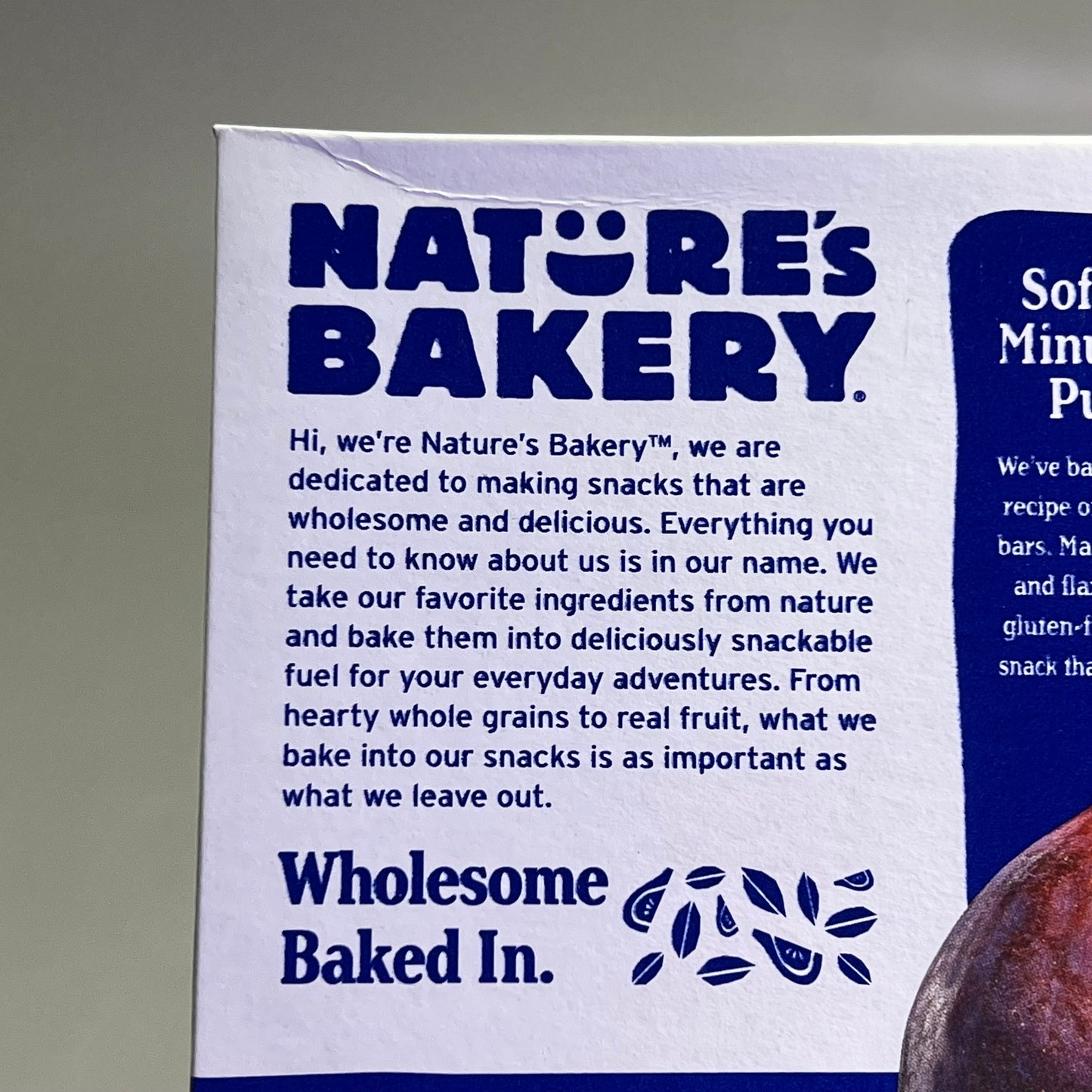 ZA@ NATURE'S BAKERY (6 BOXES, 6 BARS EACH) Blueberry Gluten Free Fig Bar BB 02/26