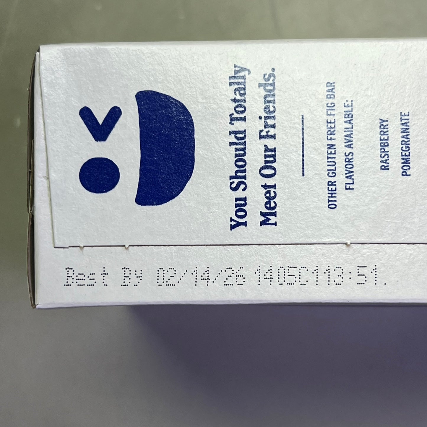 ZA@ NATURE'S BAKERY (6 BOXES, 6 BARS EACH) Blueberry Gluten Free Fig Bar BB 02/26