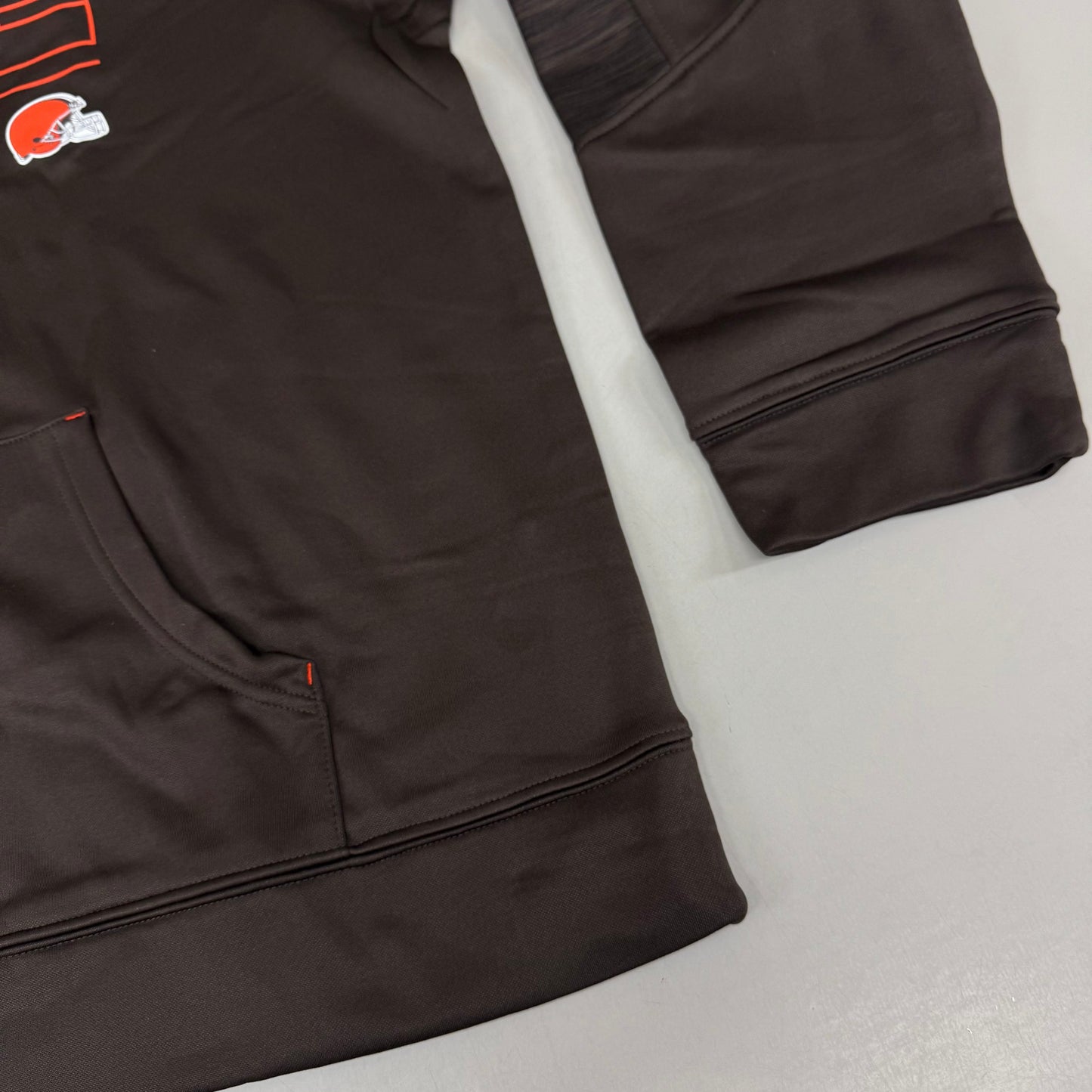 NFL Cleveland Browns Hoodie AFG North Sweatshirt Pullover XL Brown 1802967