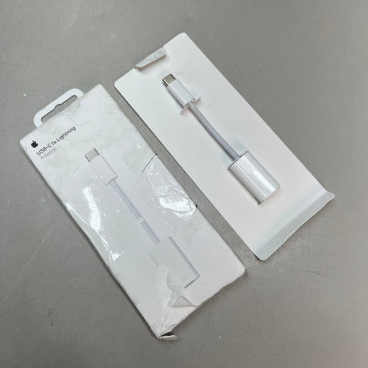 APPLE Fast Charging USB-C To Lightning Adapter 1 Ft White 057-00-2871 (Return)