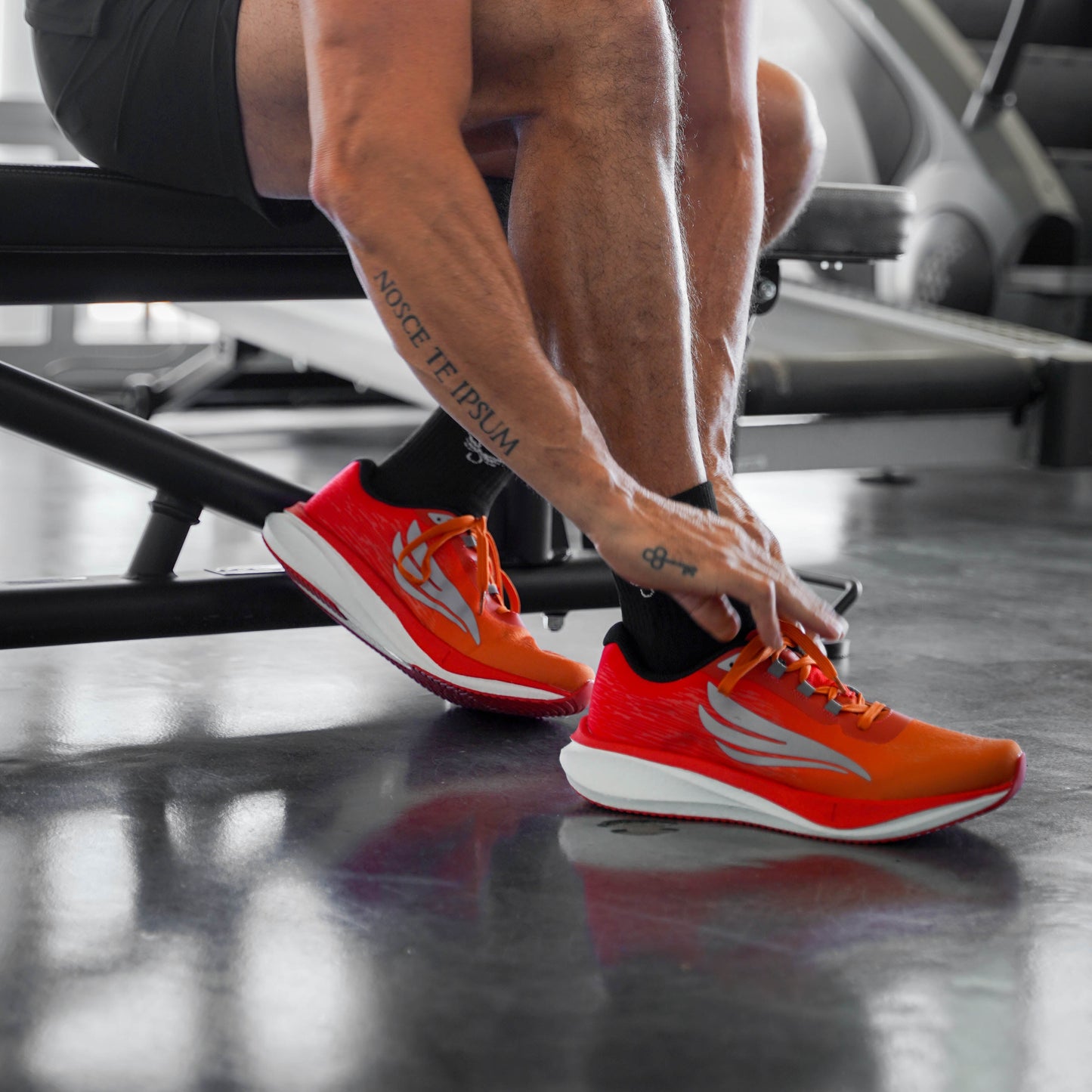 HORUS Orange Men Running Shoe