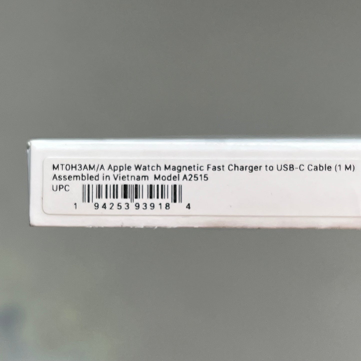APPLE Watch Magnetic Fast Charger To USB-C Woven Cable (1M) MT0H3AM/A (Return)