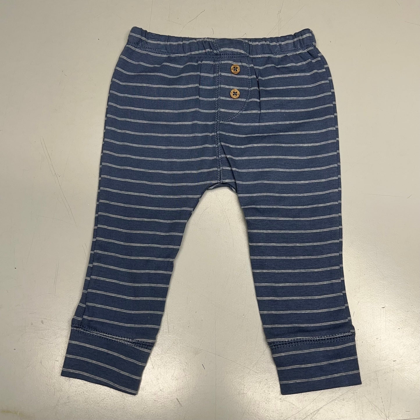 CARTERS (SET OF 2) Pull-On 100% Cotton Pants Baby Boy's Sz 9M Blue 1S99510