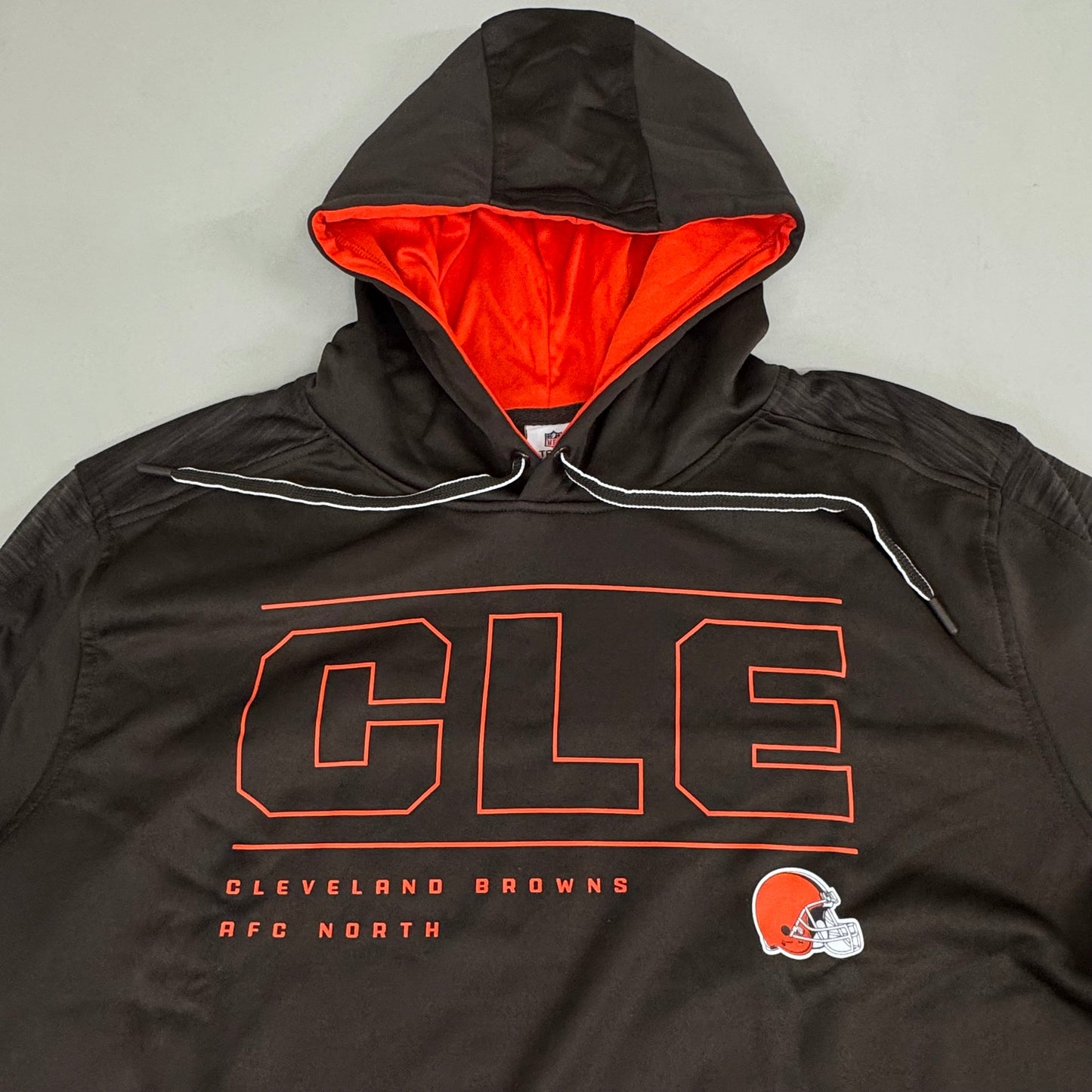 NFL Cleveland Browns Hoodie AFG North Sweatshirt Pullover XL Brown 1802967