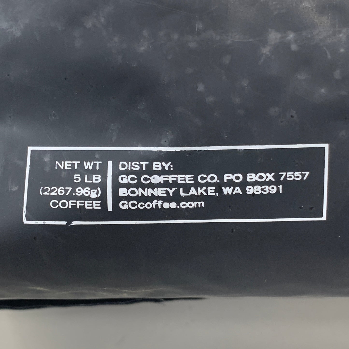 GC COFFEE CO. Stay Grounded Signature Blend Coffee Whole Beans 5 Pound Bag