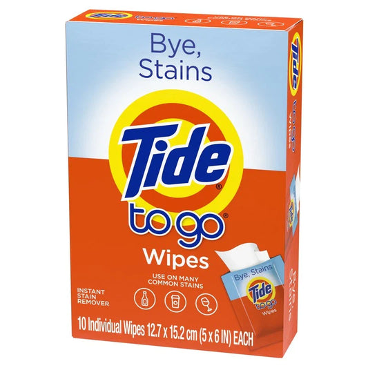 Tide To Go No Scent Stain Remover 10 wipes